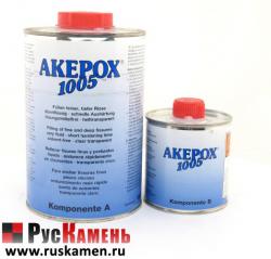 Эпоксидный клей AKEPOX 1005 1 кг. Компонент А. Прозрачный бесцветный