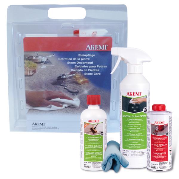 Набор для очистки камня Crystal Care Set Akemi