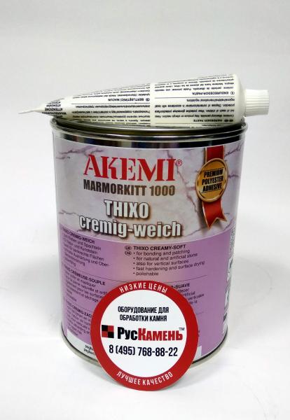 Мраморная шпатлёвка Akemi Thixo, пальерино-светлый 1,7кг