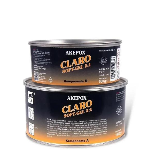 Эпоксидный клей Akemi AKEPOX CLARO 1,5кг. Прозрачно-молочный