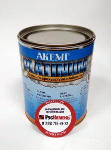 Клей Akemi Platinum epoxyacrylate желеобразный, прозрачно-молочный 900 мл_1