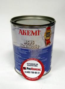 Каменно-мраморный клей Akemi MS-76 1500г. Светло-серый текучий(вязкий)_1