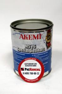 Каменно-мраморный клей Akemi MS-76, жидкий, 1000г., светло-серый_1