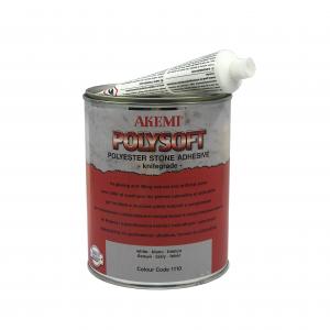 Мраморная шпатлевка Akemi Poly-soft 1.2 кг., Белая